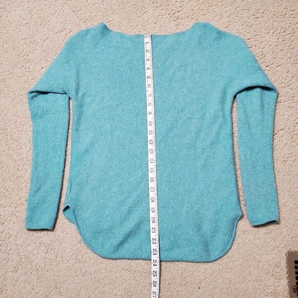 Charter Club Womens Sz XS Green Cashmere Long Sleeve Pullover Sweater - Picture 8 of 9